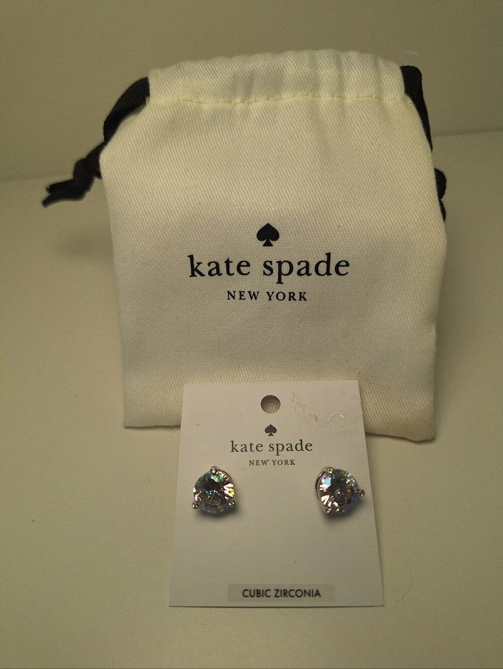 Kate Spade Rise & Shine Silver Stud Earrings NWT - Picture 3 of 4